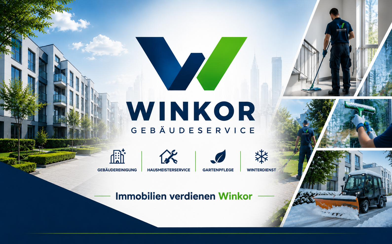 Professionelle Gebäudedienstleistungen von Winkor