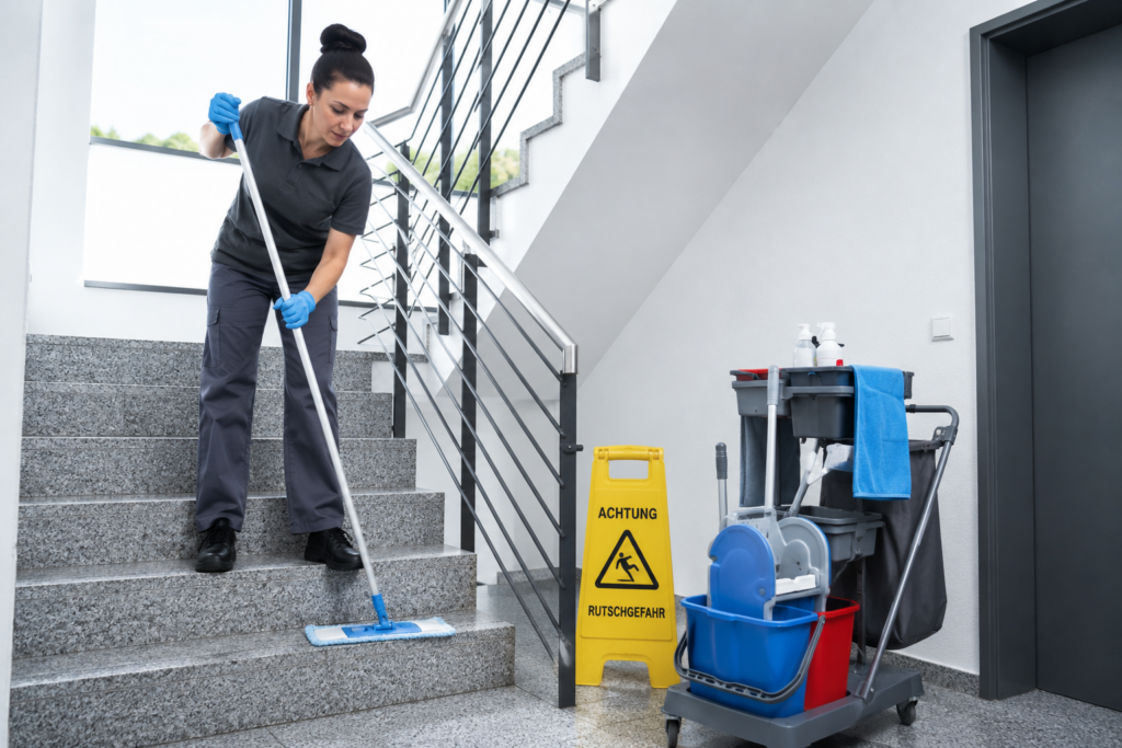 Treppenhausreinigung für WEG in Köln